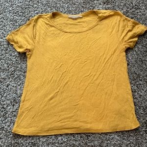 Yellow Caution to the Wind shirt (unmarked size)